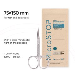 Sterilizační sáčky MicroStop 75x150 brown (MS0012)