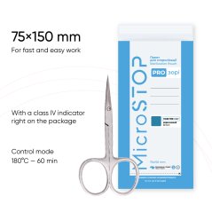 Sterilizační sáčky MicroStop prozori 75x150 (MS0010)